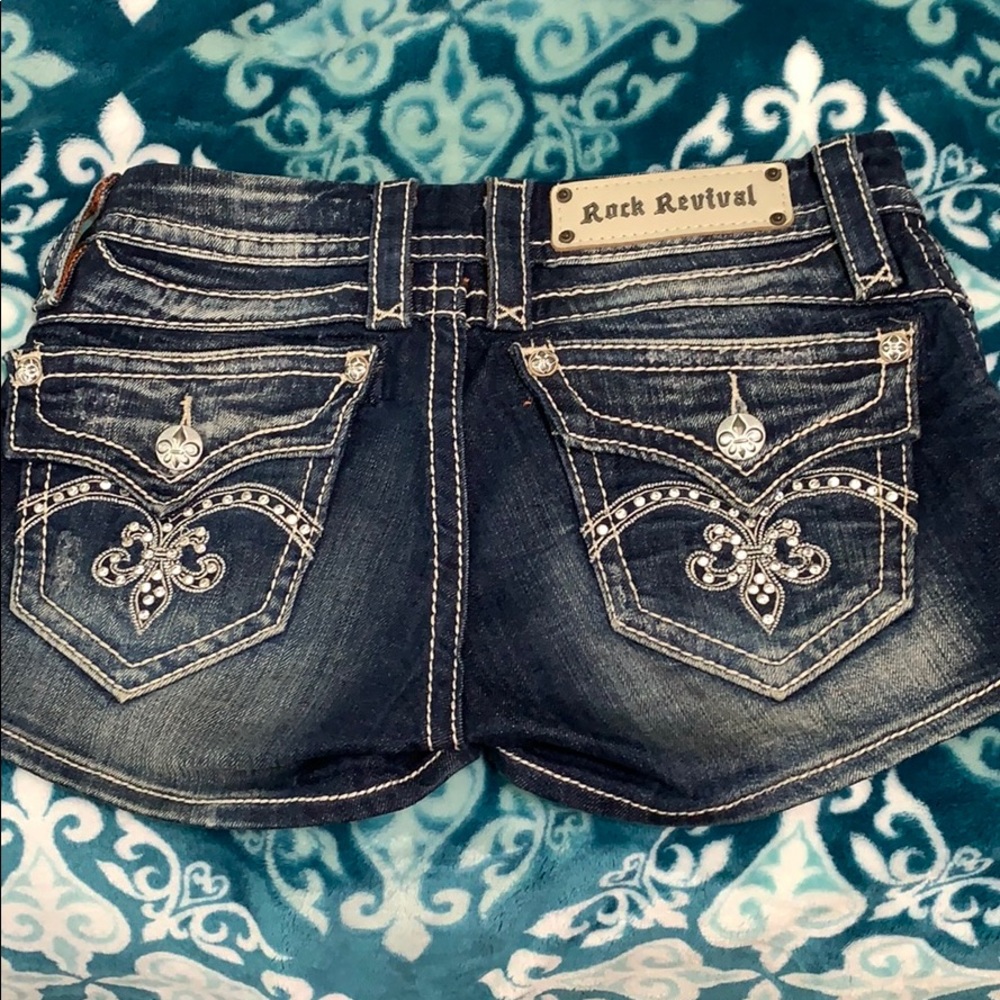 Rock Revival Sasha Shorts Sz 25 - Picture 2 of 2